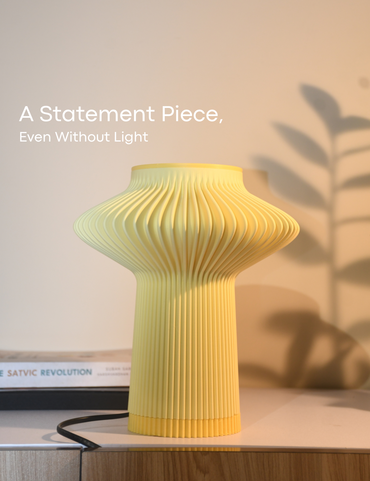 Fluted Crown Table Lamp